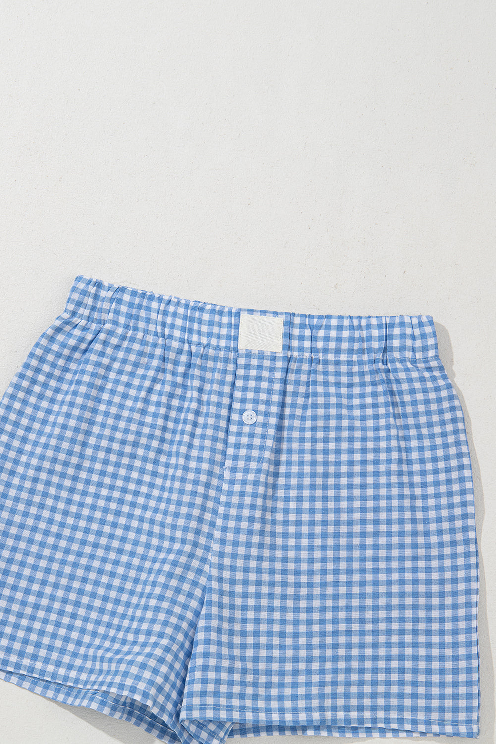 Gingham High Waist Boxer Short