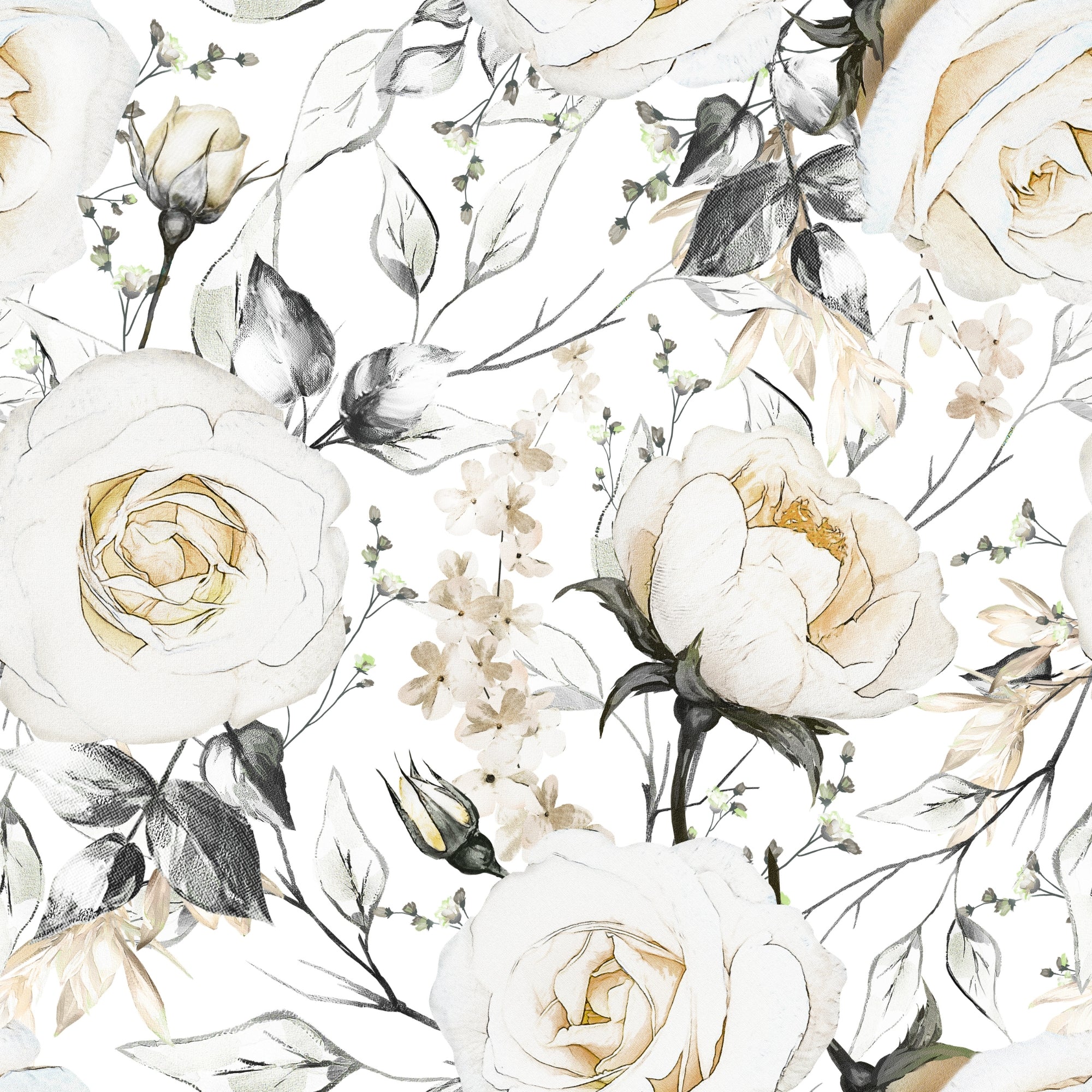 Baby Shopping Cart Cover | Coming Up Roses Beautiful Floral Print
