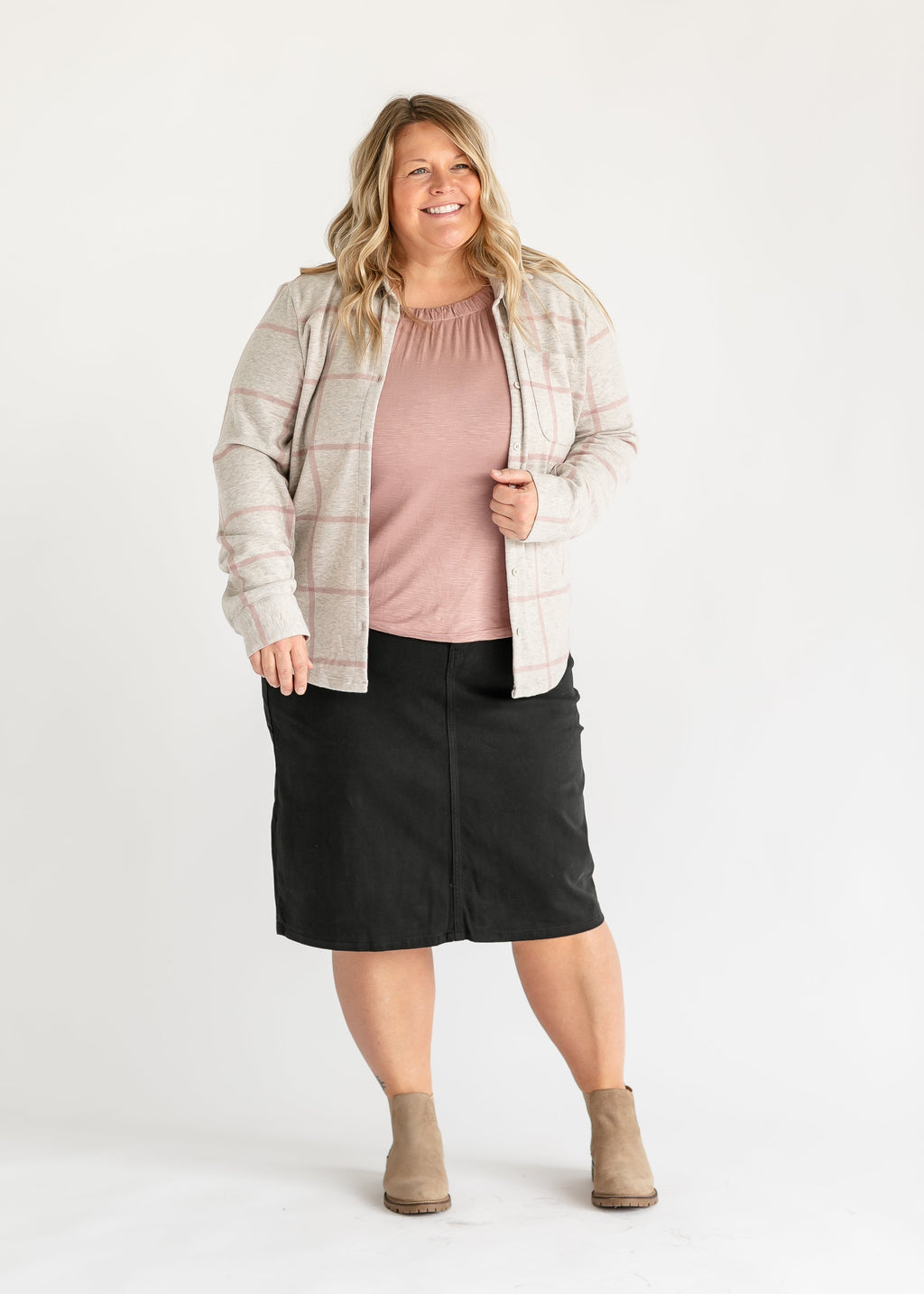 Essential Pleated Neck Layering Tank - FINAL SALE