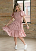Sophie V-Neck Midi Dress